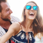 International couple having fun dating on Dream Singles